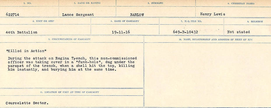 Circumstances of Death Registers