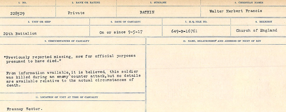 Circumstances of Death Registers