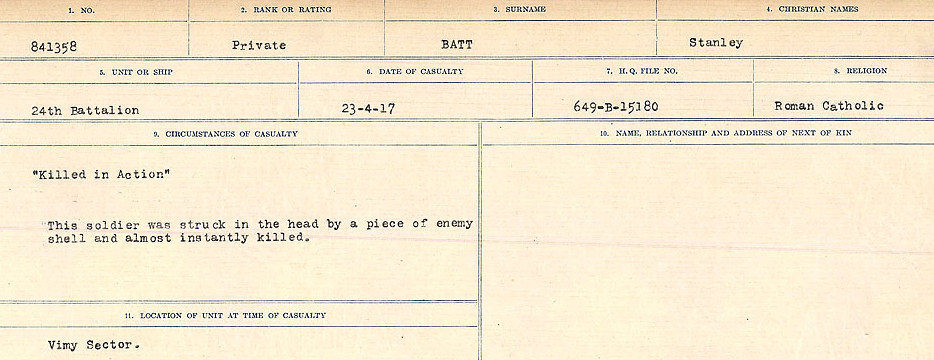 Circumstances of Death Registers
