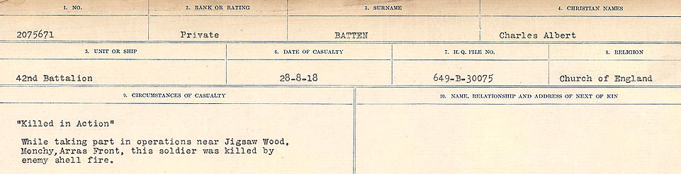 Circumstances of Death Registers
