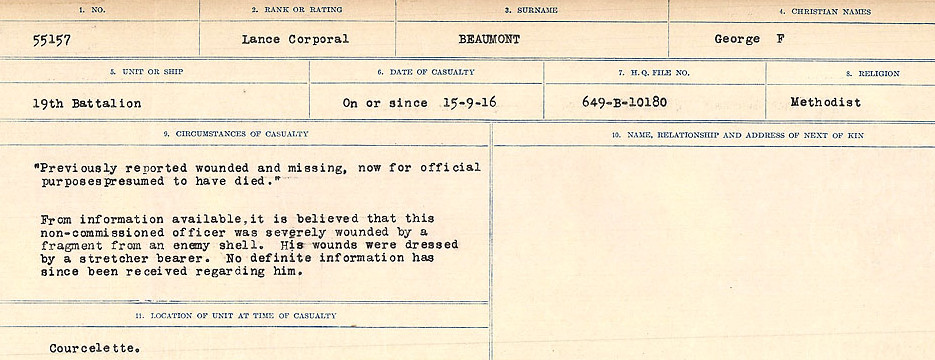 Circumstances of Death Registers