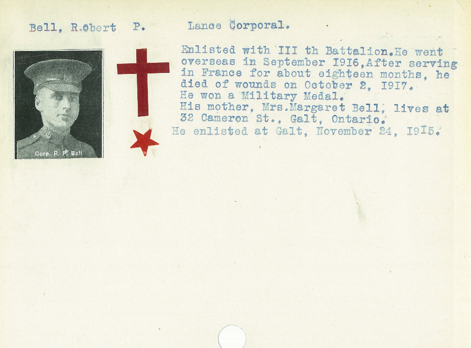 Photo of ROBERT PEDON BELL