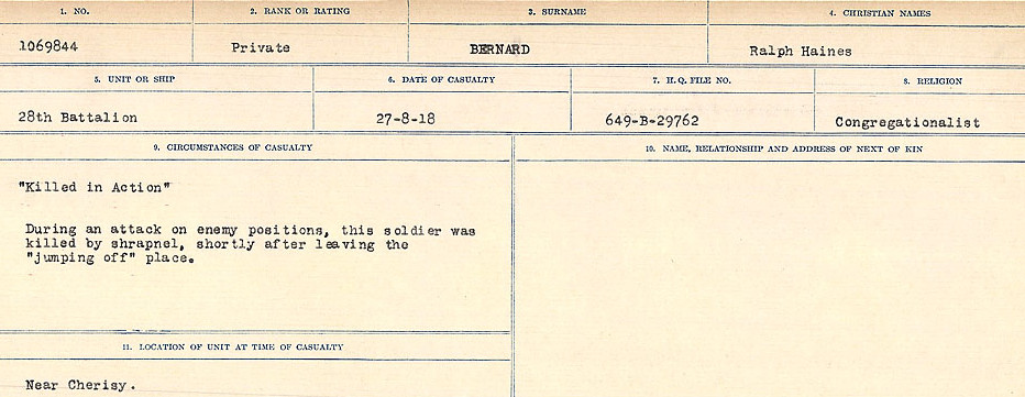 Circumstances of Death Registers