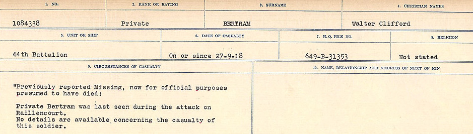 Circumstances of Death Registers