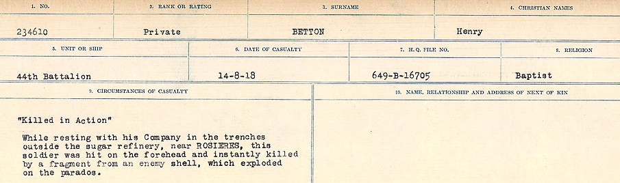 Circumstances of Death Registers