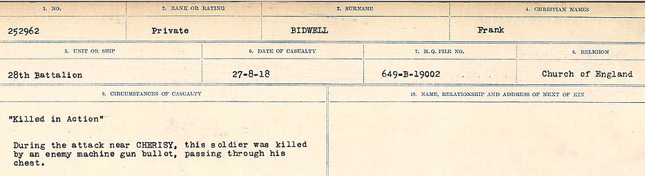 Circumstances of Death Registers