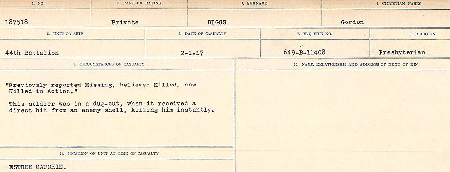 Circumstances of Death Registers