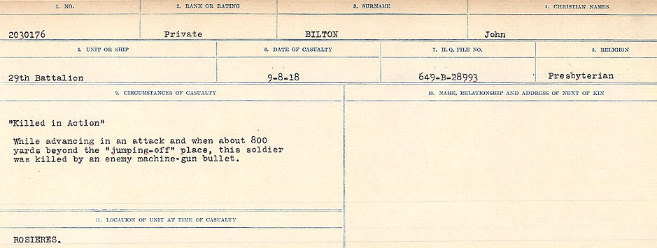 Circumstances of Death Registers