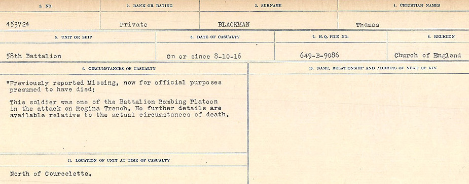 Circumstances of Death Registers