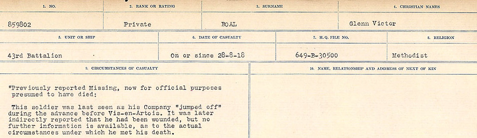 Circumstances of Death Registers