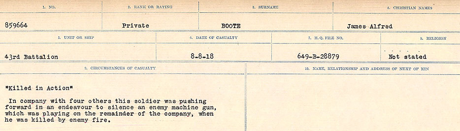 Circumstances of Death Registers