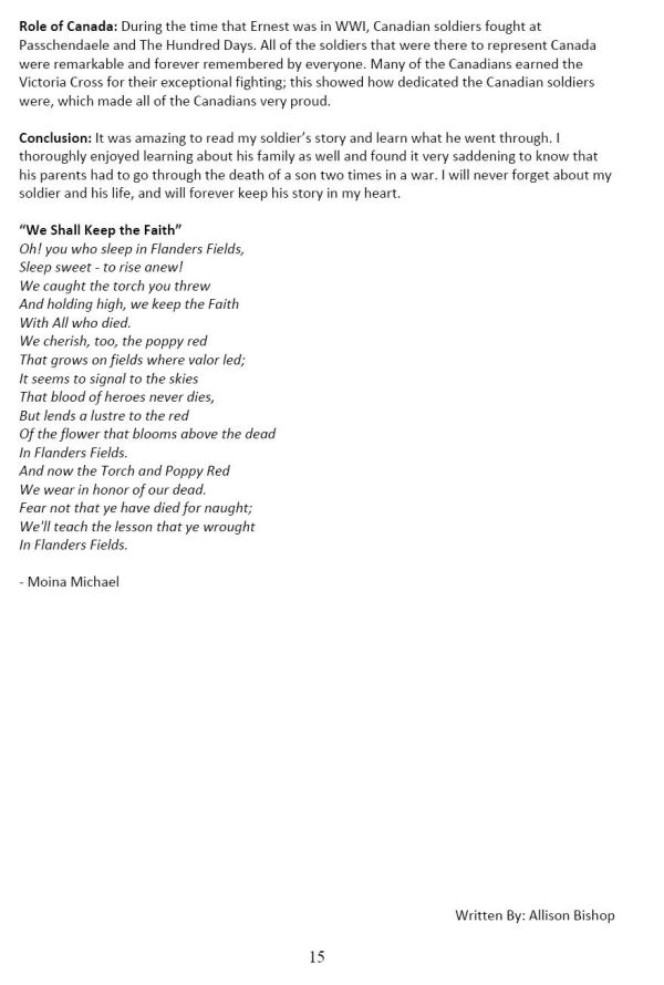 Oakville Remembers Biography (Page 3)