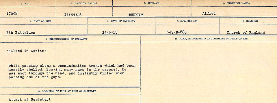Circumstances of Death Registers