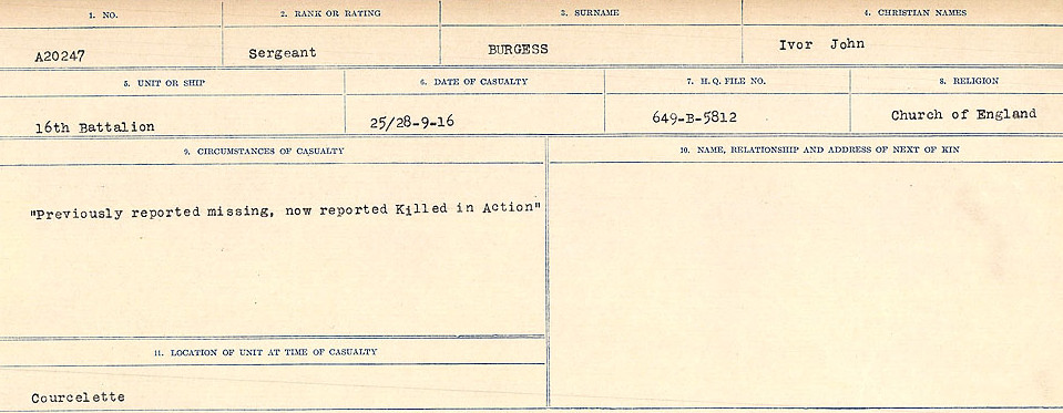 Circumstances of Death Registers