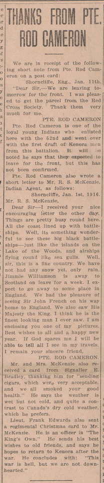 Newspaper clipping, 29 Jan 1916
