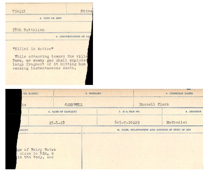 Circumstances of Death Registers