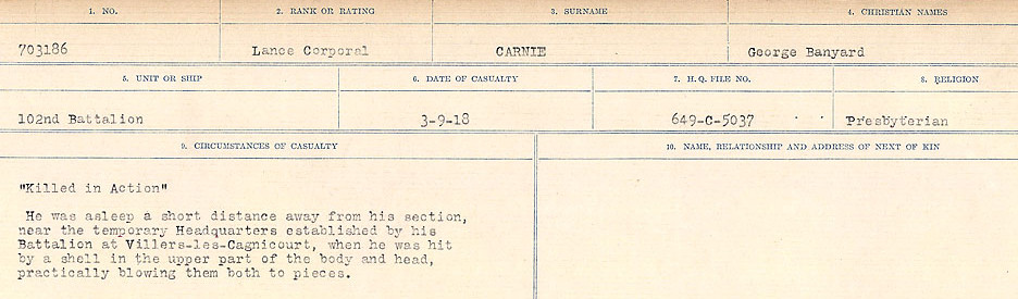 Circumstances of Death Registers