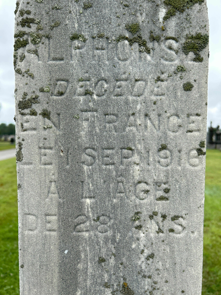 Grave marker
