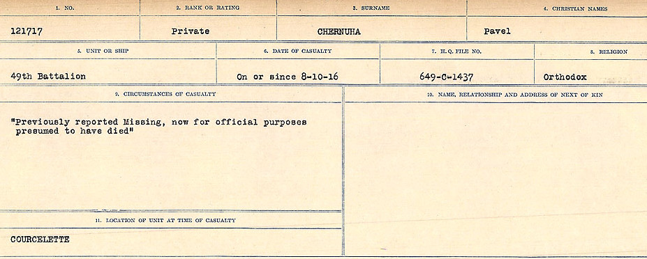 Circumstances of Death Registers