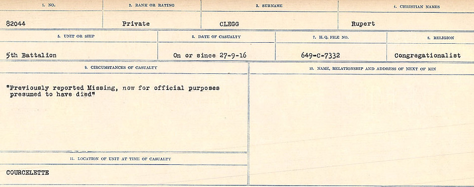 Circumstances of Death Registers