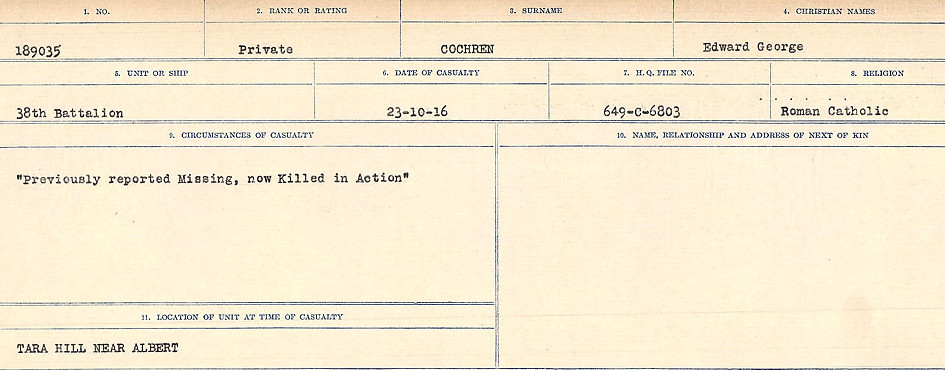 Circumstances of Death Registers