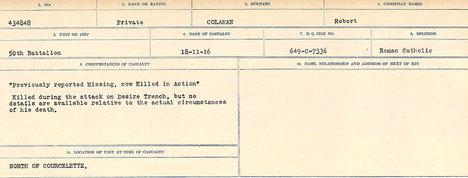 Circumstances of Death Registers