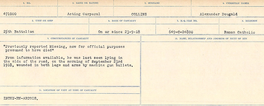 Circumstances of Death Registers