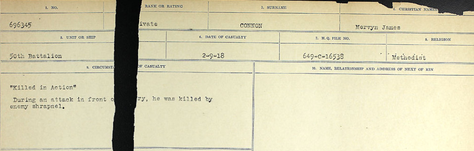 Circumstances of Death Registers