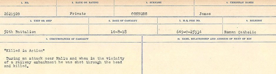 Circumstances of Death Registers