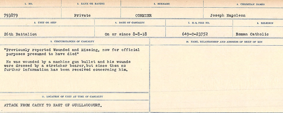 Circumstances of Death Registers