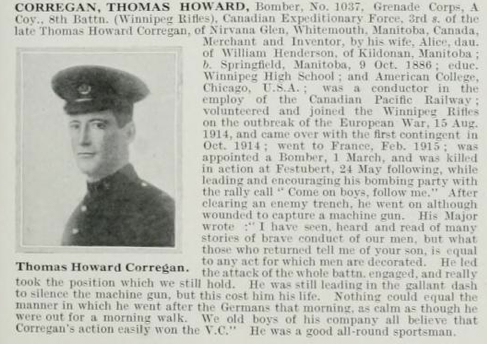 Photo of THOMAS HOWARD CORREGAN