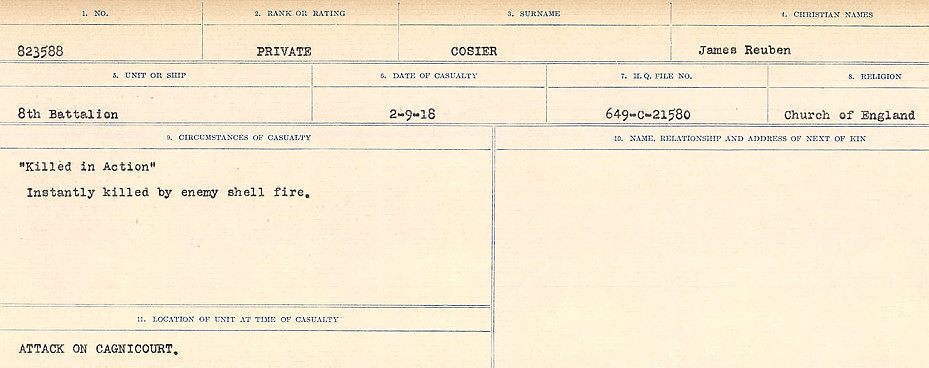 Circumstances of Death Registers