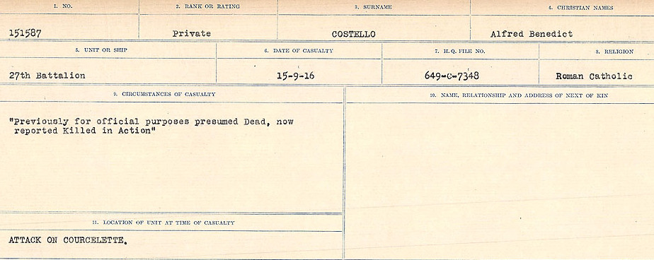 Circumstances of Death Registers