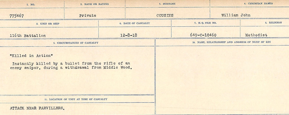 Circumstances of Death Registers
