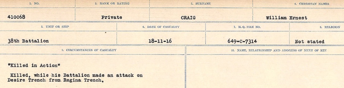 Circumstances of Death Registers