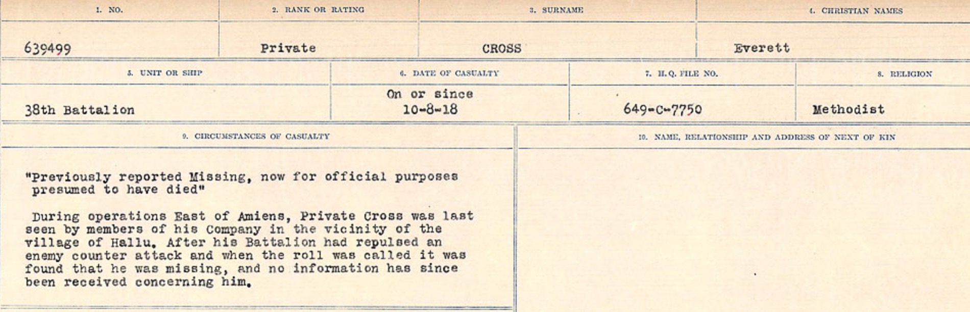 Circumstances of death registers
