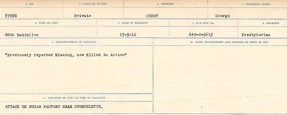 Circumstances of death registers
