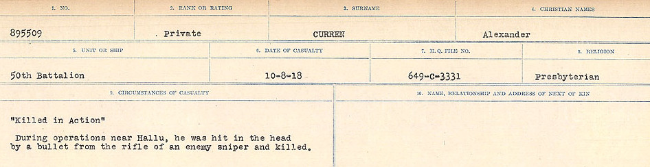 Circumstances of death registers