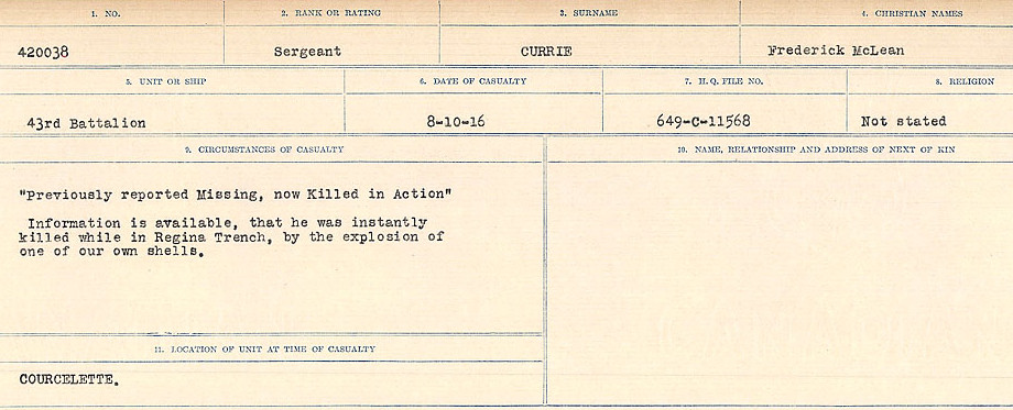 Circumstances of death registers