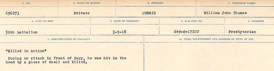 Circumstances of death registers