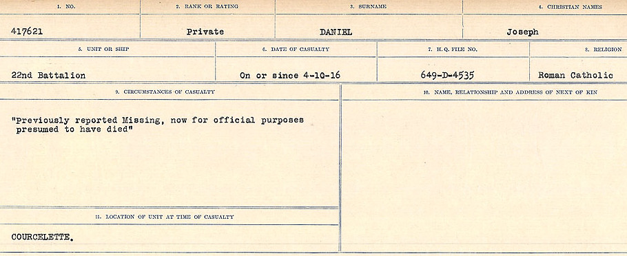 Circumstances of death registers