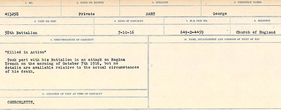 Circumstances of death registers