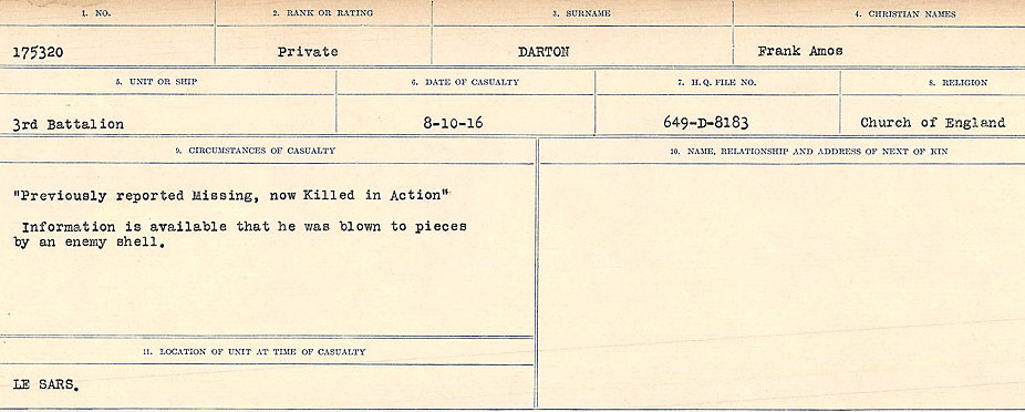 Circumstances of death registers