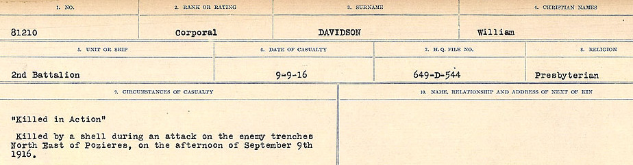 Circumstances of death registers