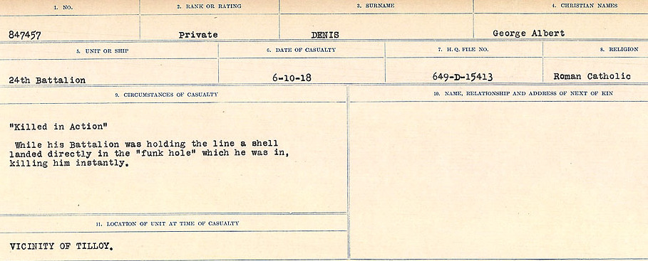 Circumstances of death registers
