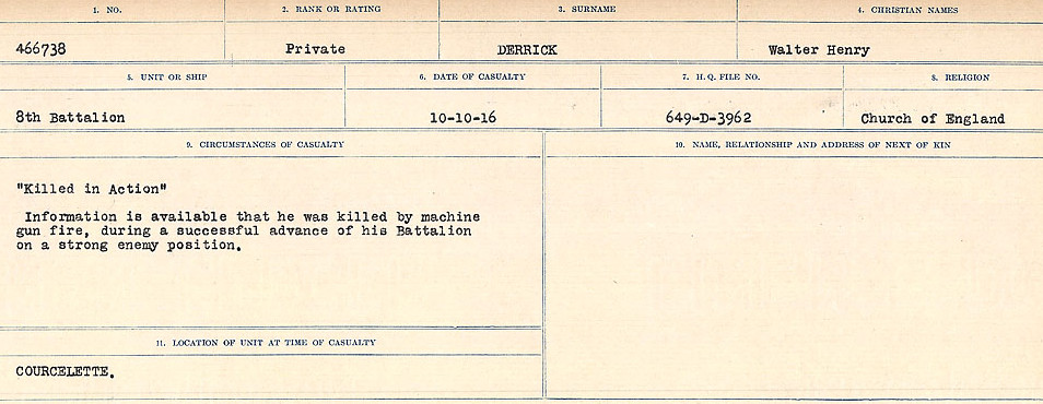 Circumstances of death registers