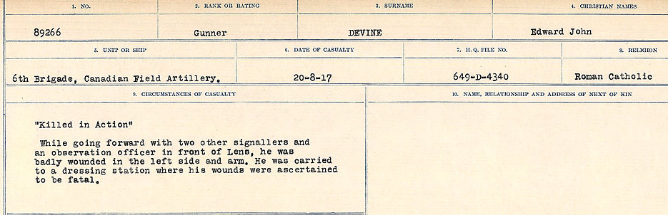 Circumstances of death registers