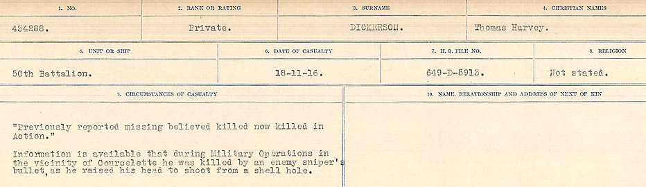 Circumstances of death registers