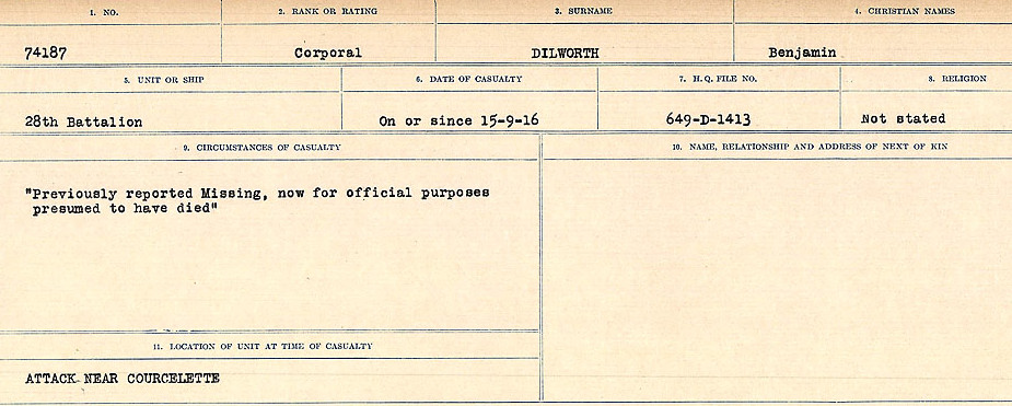 Circumstances of death registers