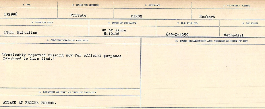 Circumstances of death registers